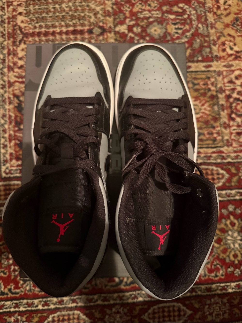 Jordan 1 Mid Shadow Red - Picture 3 of 6